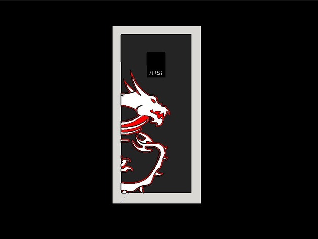 MSI Dragon for NZXT s340 front panel