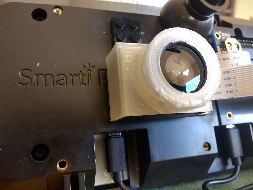 Lens holder for SmartiPi Touch camera case