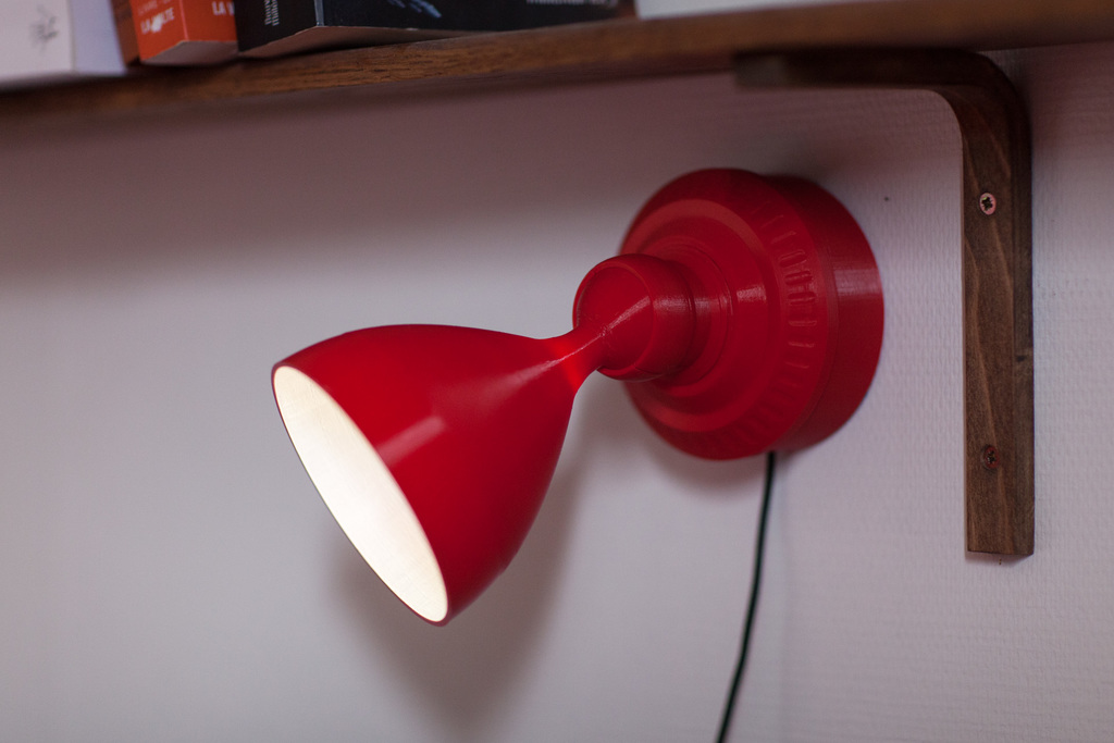 Reading Bed Lamp - color controlled and timeout