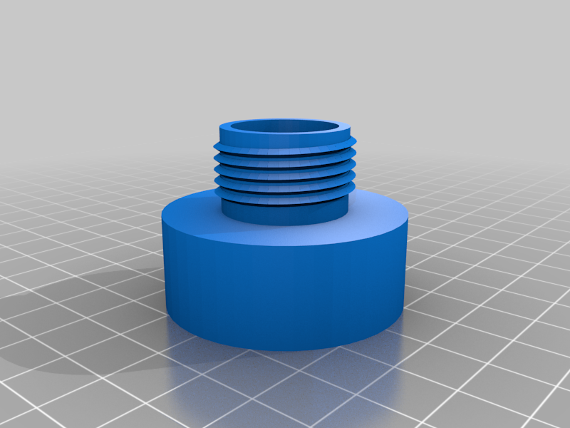 Water container to tube, pipe or hose adapter