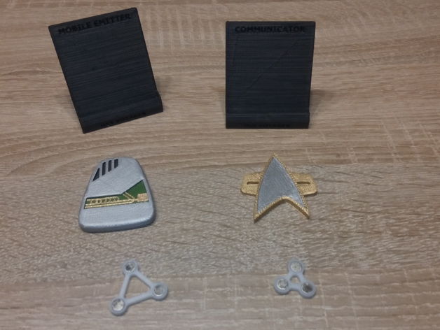 Star Trek Voyager - Holder for Communicator and EMH mobile Emitter