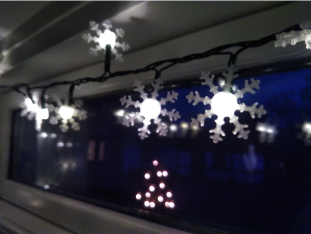 Snowflake For 5Mm Led Christmas Light