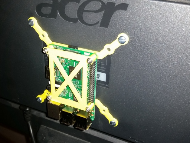 Minimalist Raspberry Pi Case with VESA mount