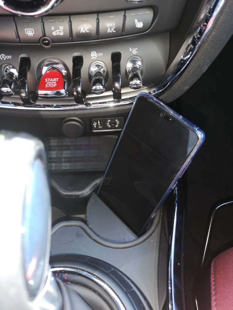 Mobile Phone Bottleholder Mount for Mini Cooper vehicles