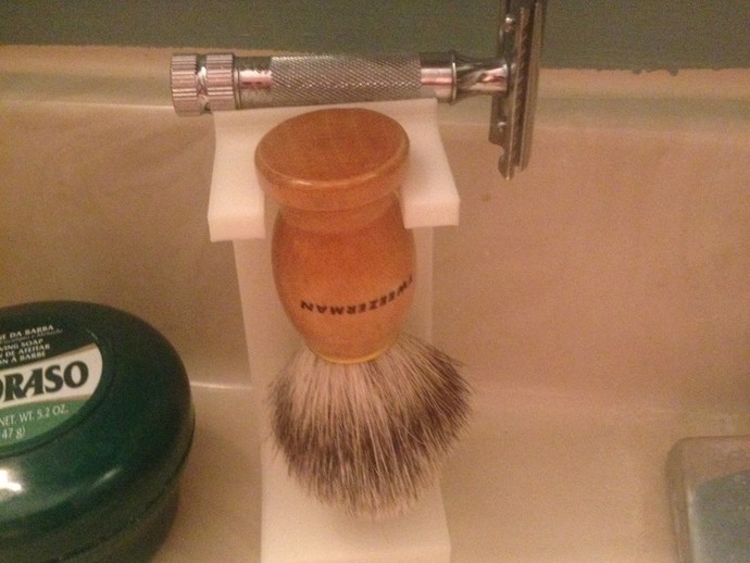Shaving Brush & Safety Razor Stand