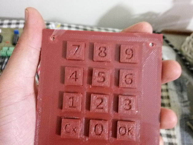 4x3 Keypad for microcontrollers
