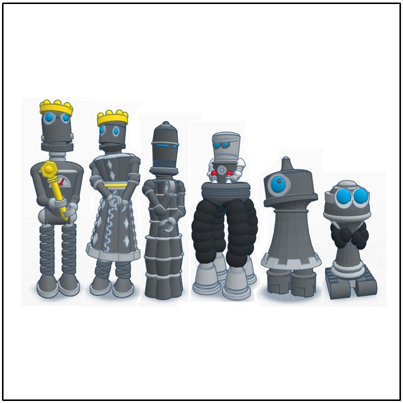Robot Chess - Tinkercad