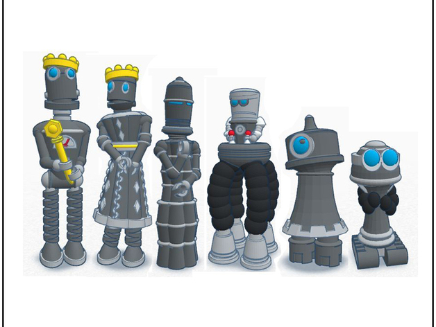 Robot Chess - Tinkercad