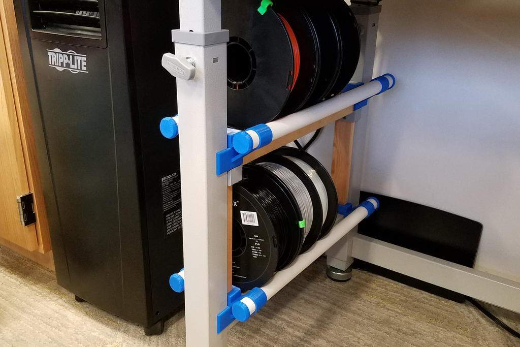 PVC Spool Rack