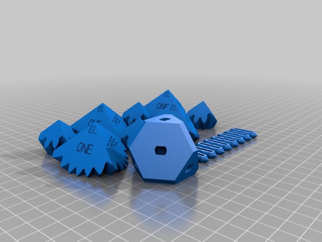 ONE TWO THREE Cube Gears