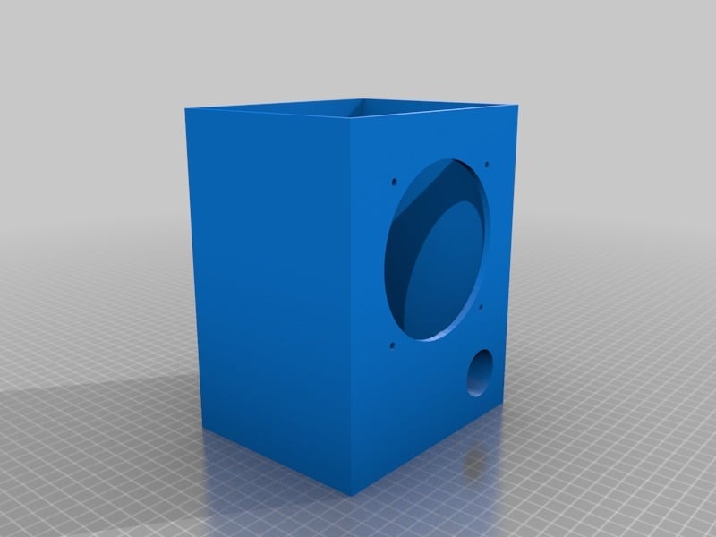 Simple 4 inch speaker box