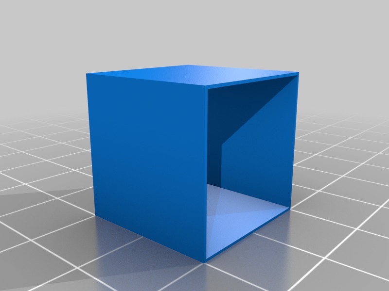 Thin wall test cube