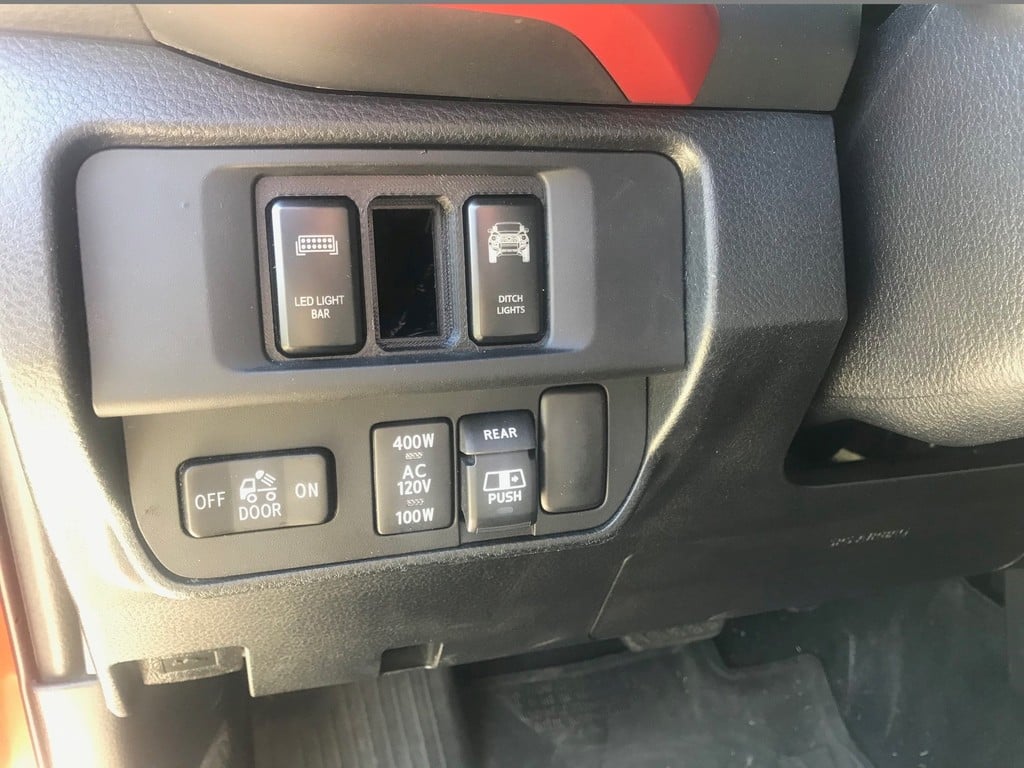3rd Gen Toyota Tacoma triple switch plate AND FIXED VERSION