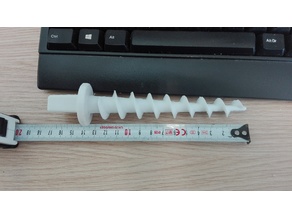 Picchetto a vite piccolo - Small screw peg  3D model