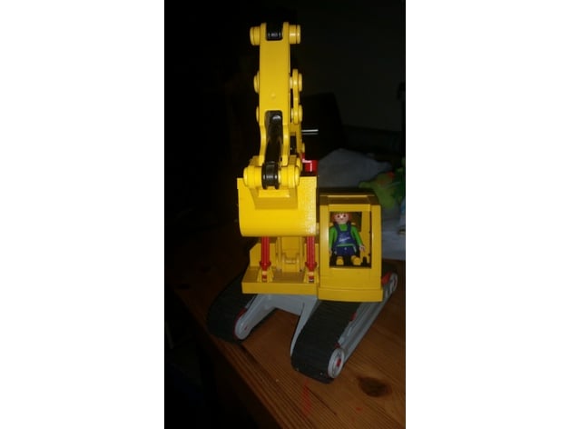 playmobil digger excavator 3001