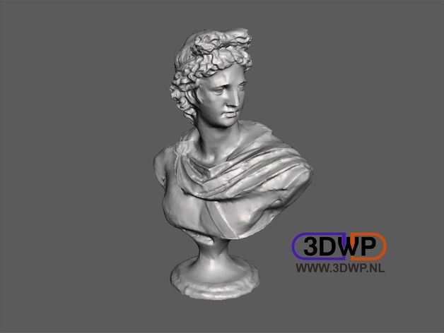 Apollo Bust 3D Scan
