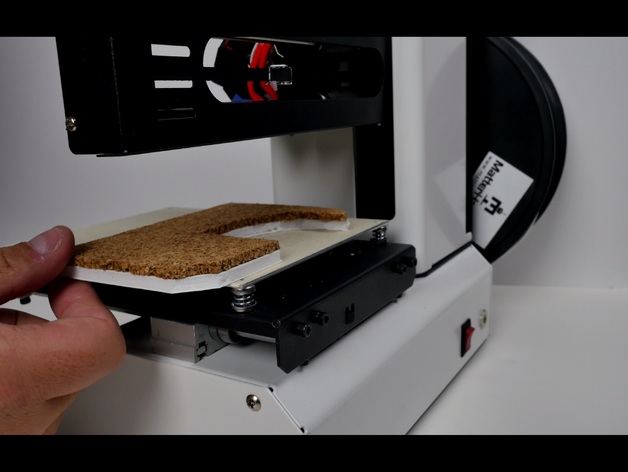 Cork insulation for Monoprice Select Mini 3D Printer