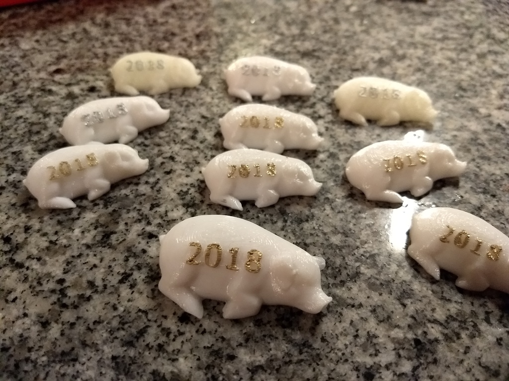 New Year 2018 Pig
