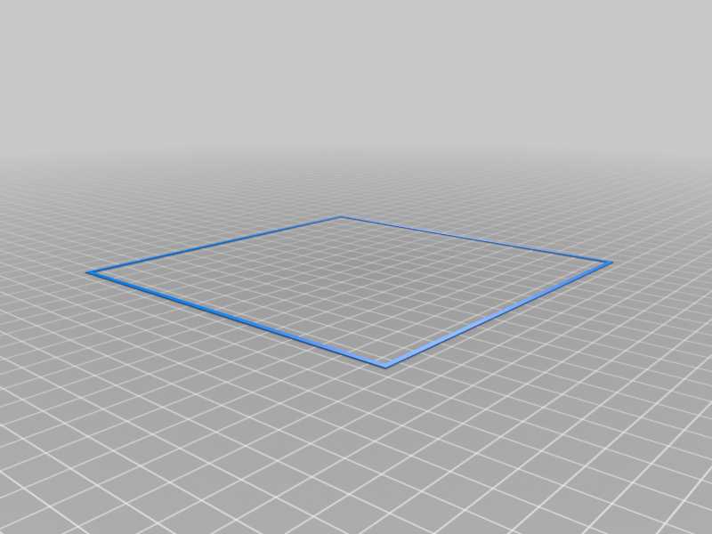 Calibration square Bed Levelling