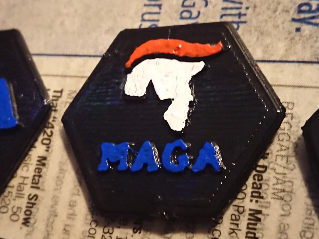 Trump MAGA Pin | USA Patriotic Pin | Summer 4th of July