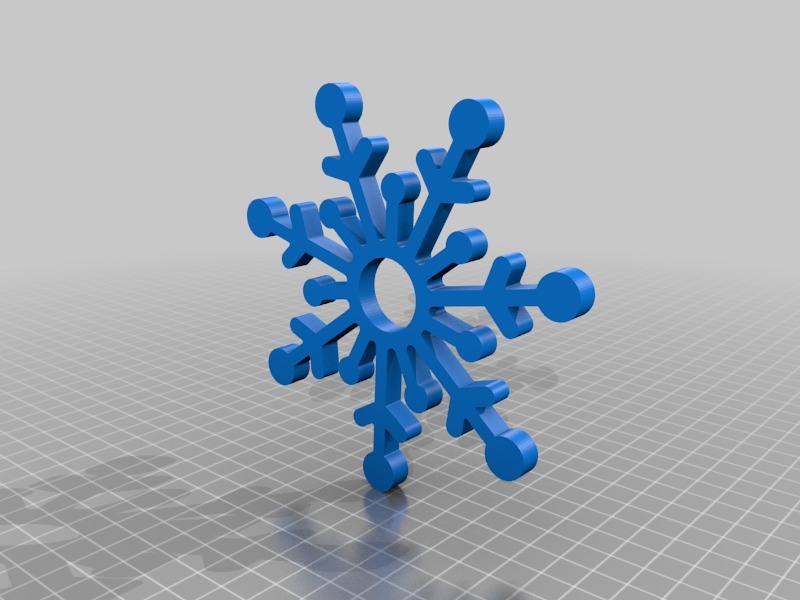 Spinner / Ornament SnowFlake