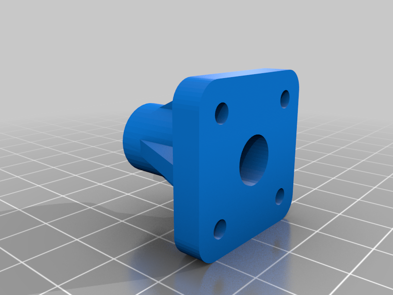 8mm Vertical Rod Holder- Ribbed (LMK8UU footprint)