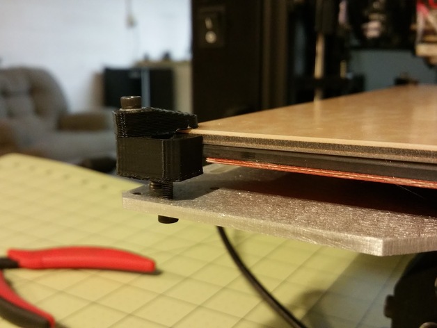 Lulzbot Taz 4/KITTAZ Bed Corner for use with the PRINTinZ Printer Plate