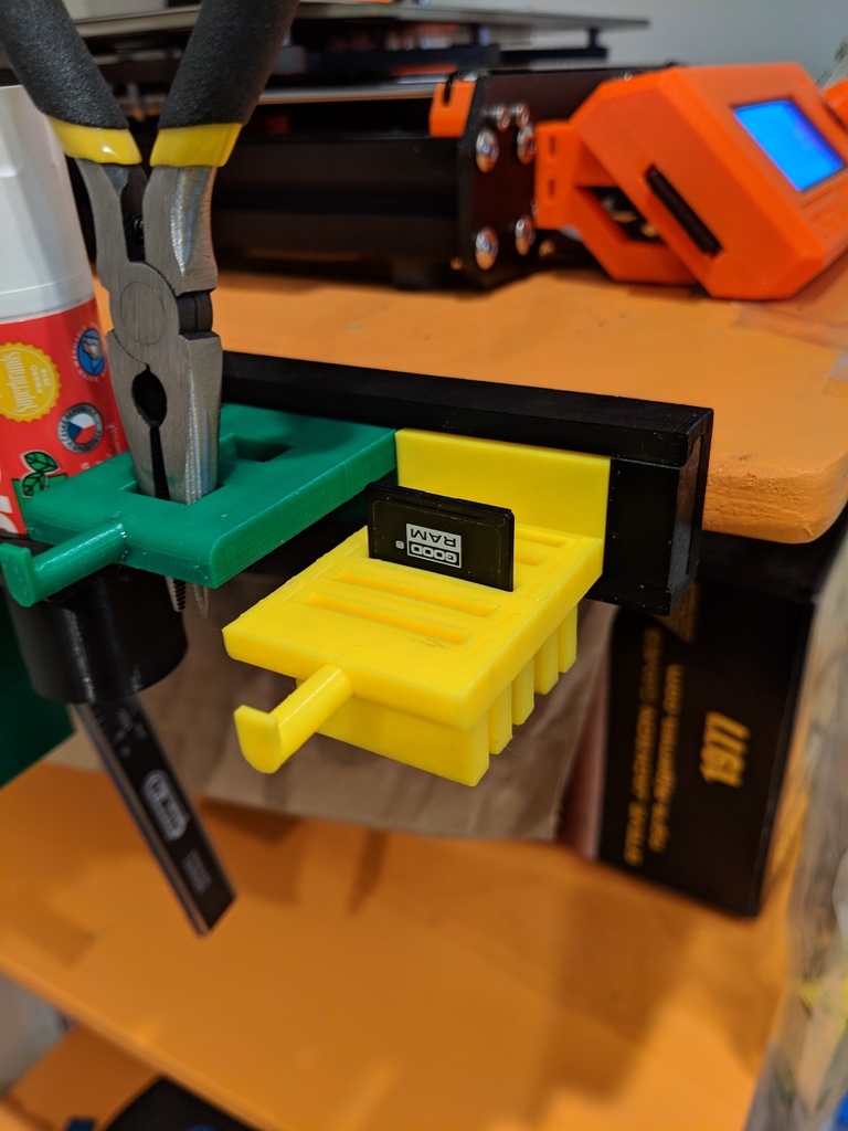 Ultimate Modular 3D Printer Tool Holder Rack - New Modules