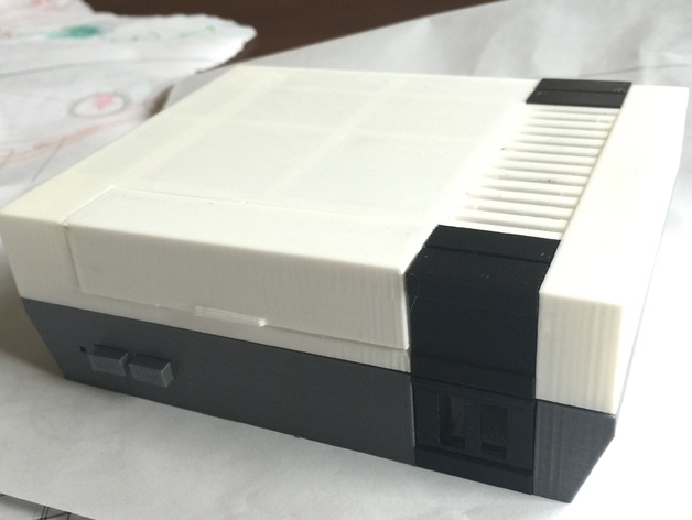 Raspberry Pi B+ Mini Classic NES case with Power Jack
