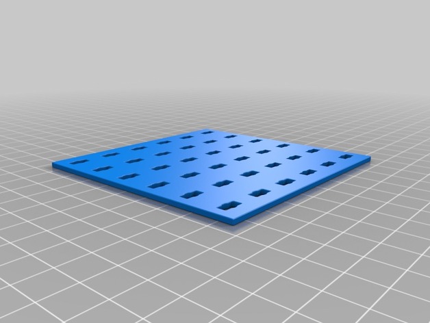 fischertechnik static plate parametric for 3d-printer