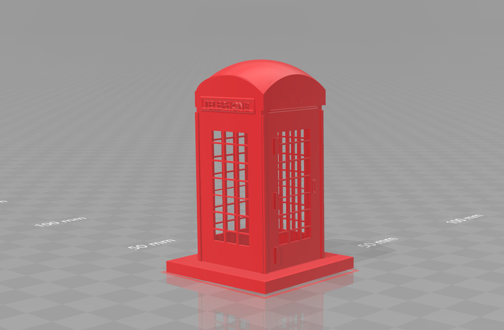  Dr. who telephone booth (quick and dirty)