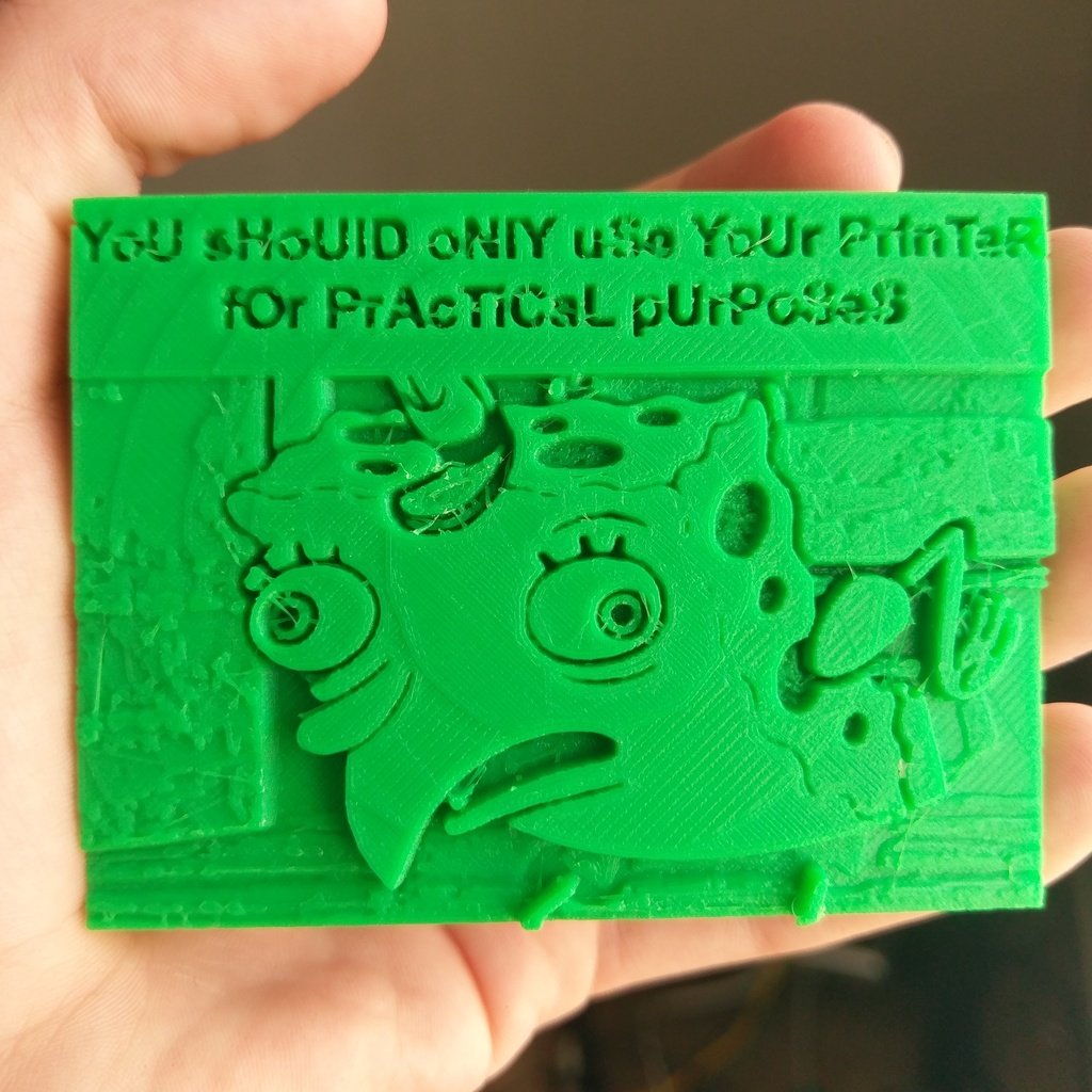 Spongebob 3D printing Meme