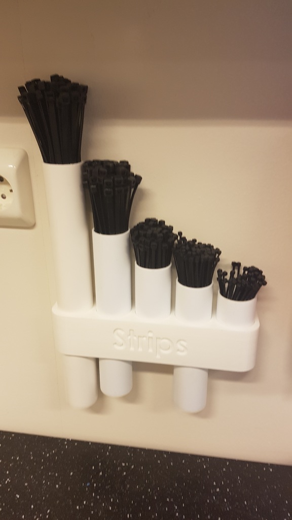 Cable Tie wall mounted holder