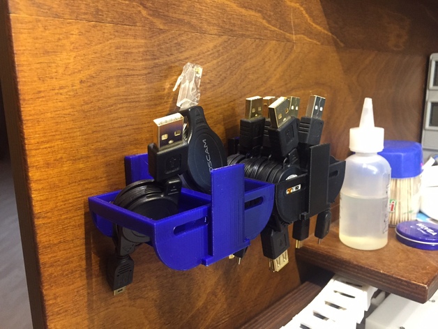 USB cables wall holder transformer