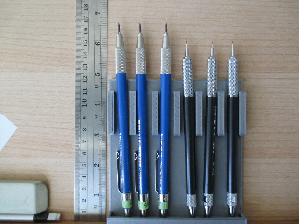 Pencil Tray for draughting/drafting