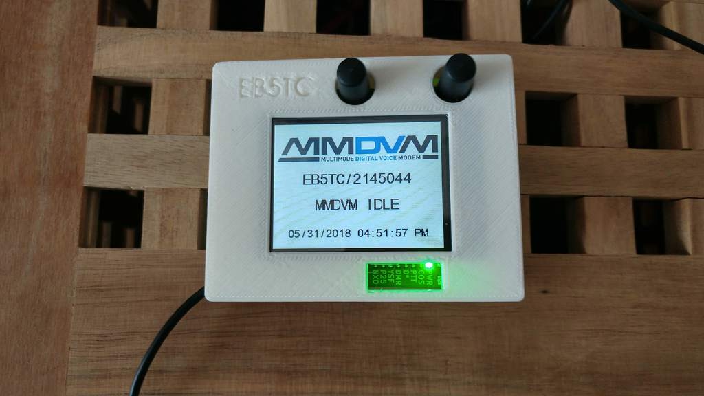 MMDVM HS Dual Hat EB5TC Nextion Case