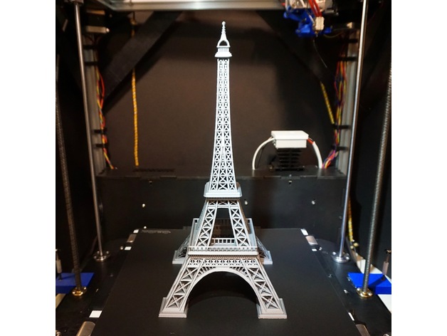 Eiffel Tower model for large format printers (354mm tall)