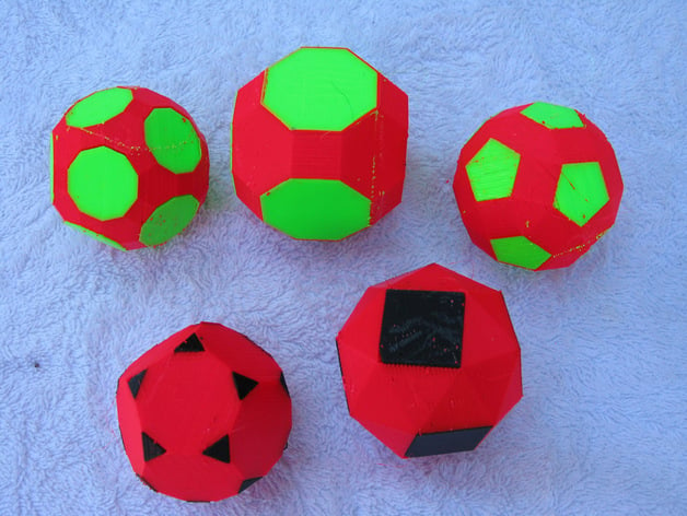 Two Color Archimedean Solids - 3
