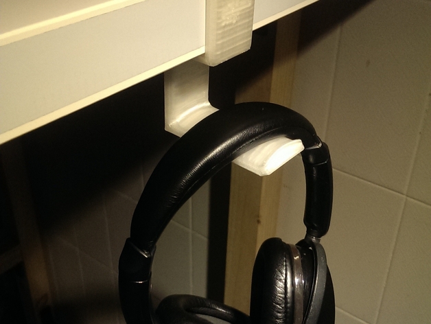 Headset Hook with non-slip mat