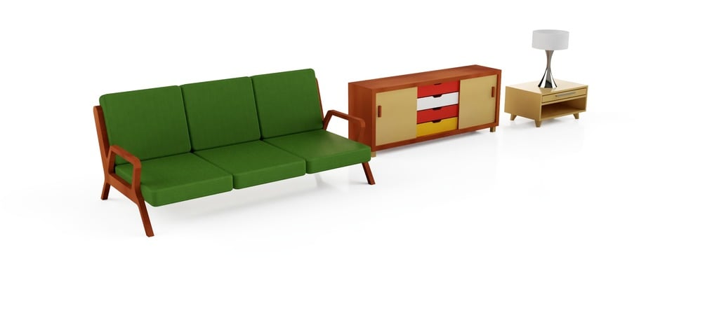 Eric Cherry's dollhouse furniture
