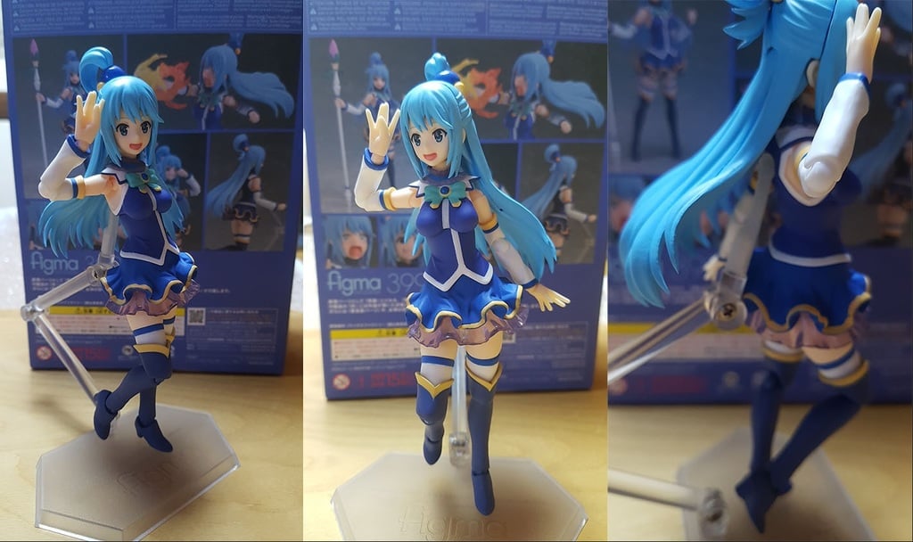 Figma stand adapter for figures with long hair