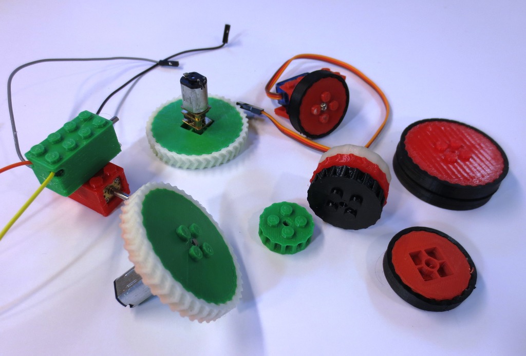 Parametric Lego Robot Wheels
