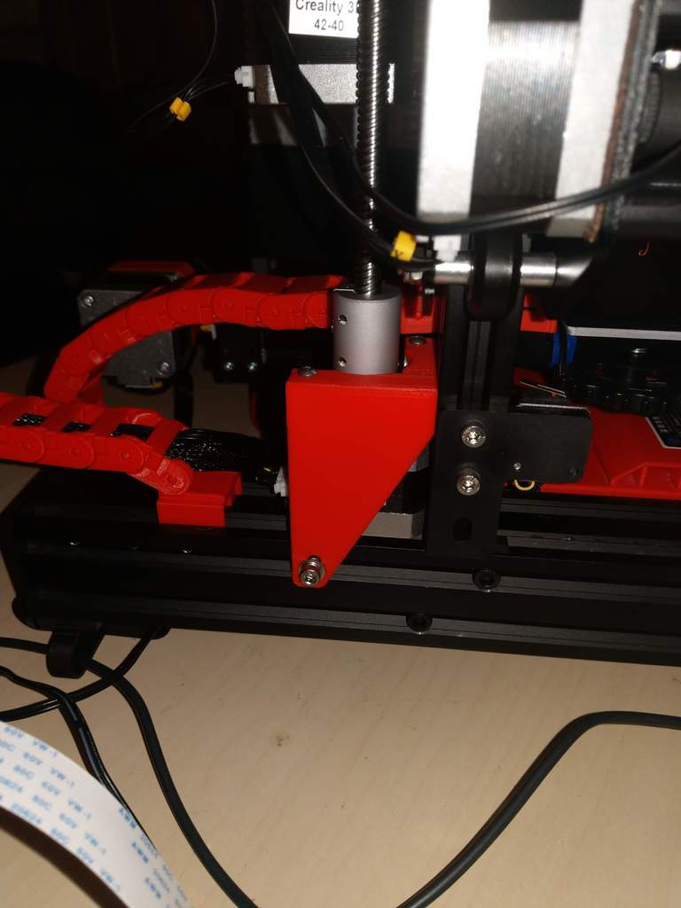 Creality CR-10, Ender 3 Z-axis damper support (without cable holder)