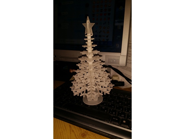 Christmas tree 2017 laser cut