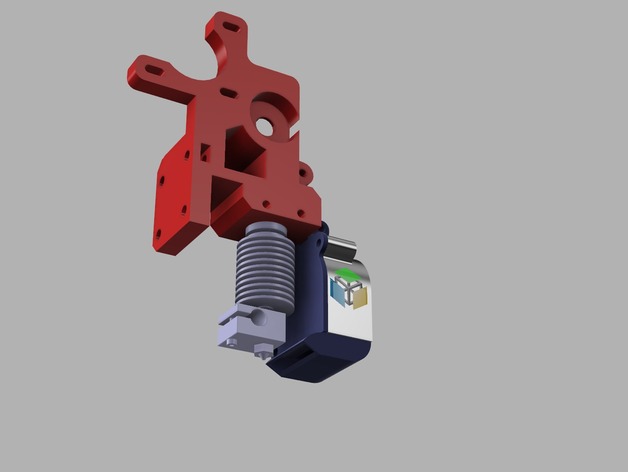 Radial Fan-mount/duct wade extruder prusa i3