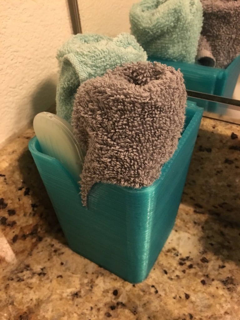 Hand Towel & Washcloth Holder