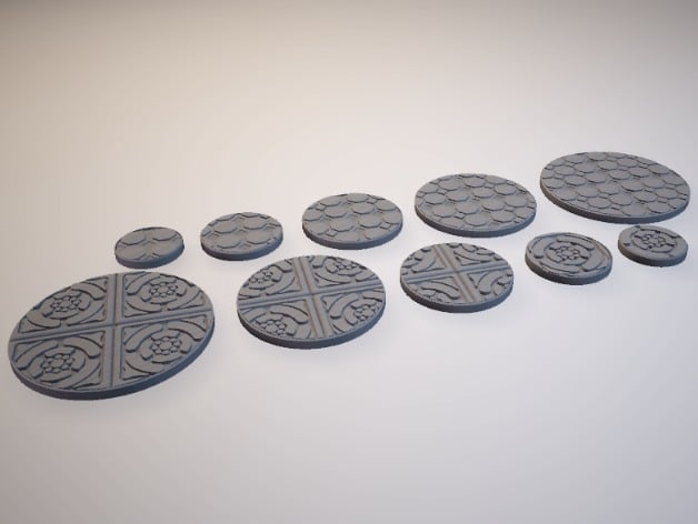 Image of Z.O.D. Dungeon Nouveau Theme Bases (28mm/Heroic scale)
