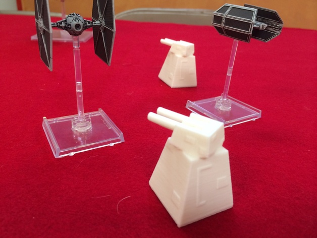 Star Wars Death Star Turret for X-Wing game