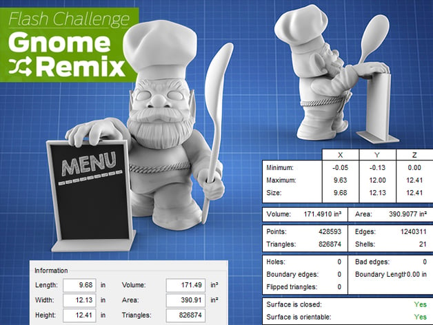 MakerBot Gnome Chef