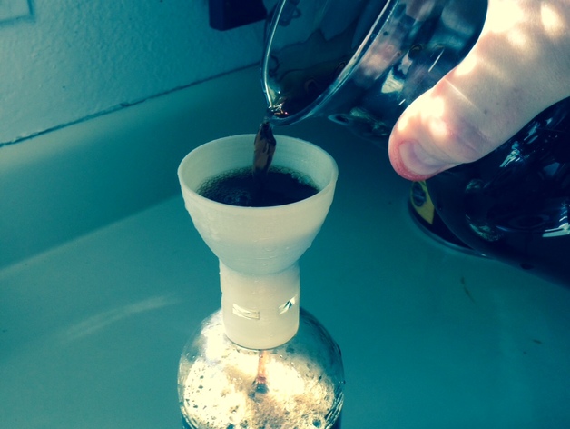 Cold brew coffee funnel